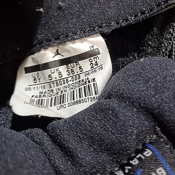 AIR JORDAN 11 XI GS BG Retro Jubilee Space Jam Sneakers EUC - Picture 11 of 16